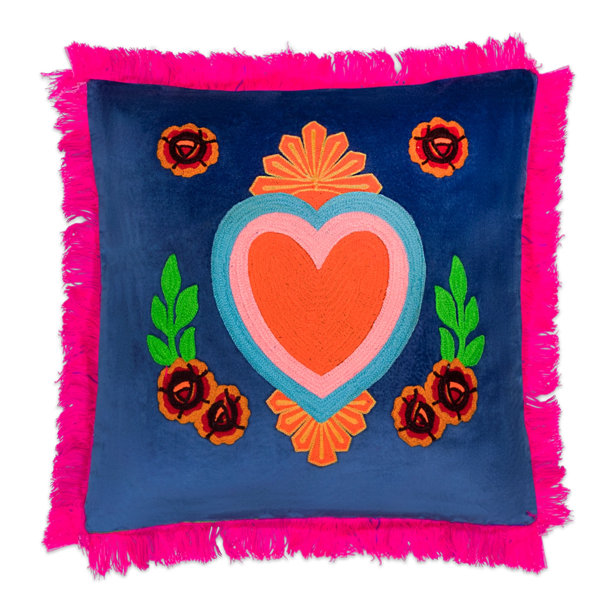 Coussin milagro frange 